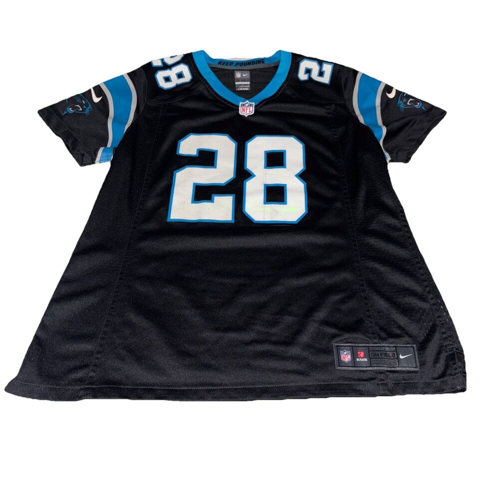 Stephen Davis #28 Panthers Jersey Youth XL  On the field